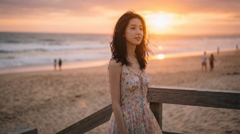 猎奇旅行视频：海边日落浪漫旅拍