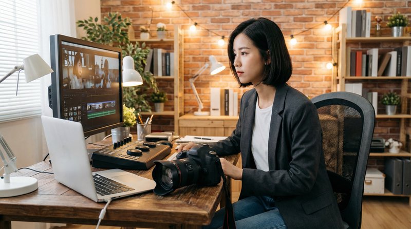 猎奇幕后视频：视频剪辑工作室日常